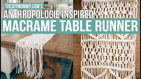 spectacular macrame table runner  darkata