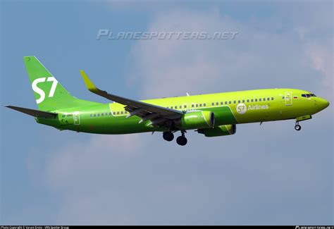 VP BNG S7 Siberia Airlines Boeing 737 83N WL Photo By Varani Ennio