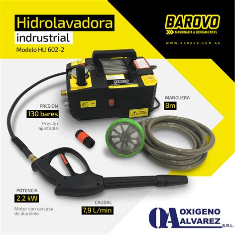 Hidrolavadora Industrial Alta Presi N Barovo Bares Kw