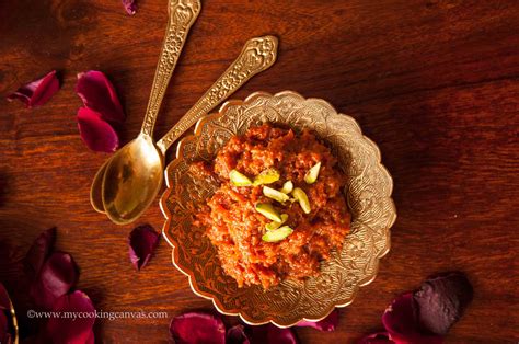 Gajar Ka Halwa With Gulkand How To Make Gajar Halwa With Jaggery