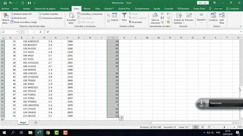 Muestreo Aleatorio Simple En Excel Youtube