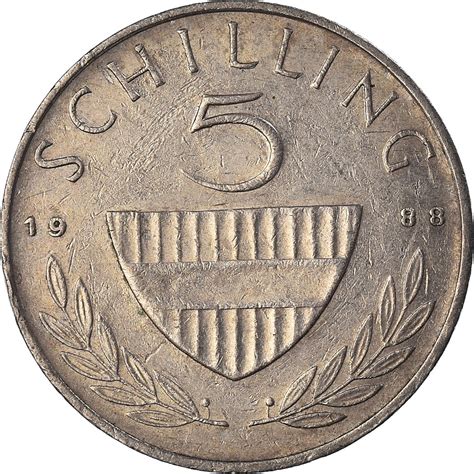 Five Schilling Coin From Austria Online Coin Club