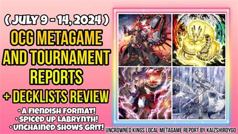 Yu Gi Oh Ocg Metagame Report And Deck List Reviews July