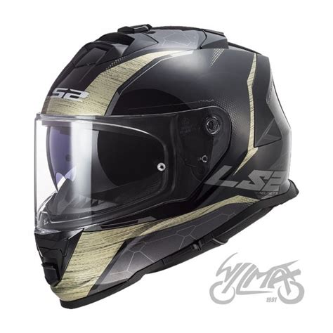 Kask motocyklowy LS2 FF800 STORM CLASSY ANTIQUE złoty RTmoto pl