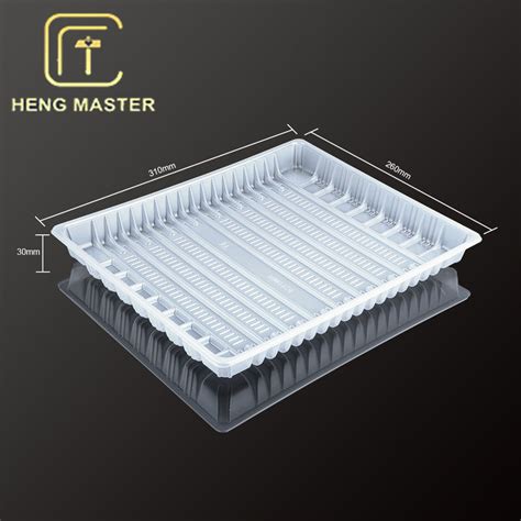 PP Plastic Disposable Biodegradable Blister Packaging Tray For Frozen