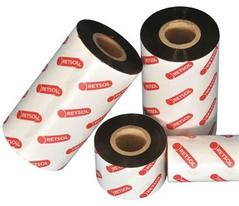 Barcode Ribbon Retsol Wax Ribbon Manufacturer From Chennai