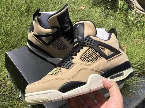 2019 Shoes Air Jordan 4 Mushroom Fossil Aq9129 200