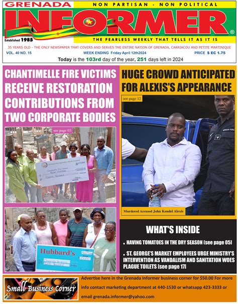 Grenada Informer November 10th 2023 - Grenada Informer
