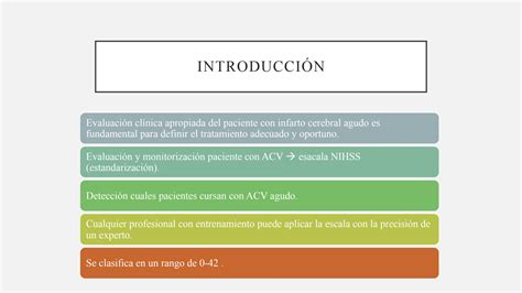 SOLUTION Aplicacion Escala Nihss Compress Studypool