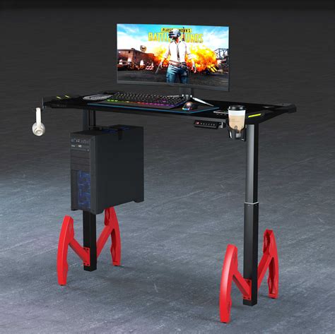 Supply Electric Height Adjustable Sit and Stand Up Gaming Desk Wholesale Factory - Olin Office ...