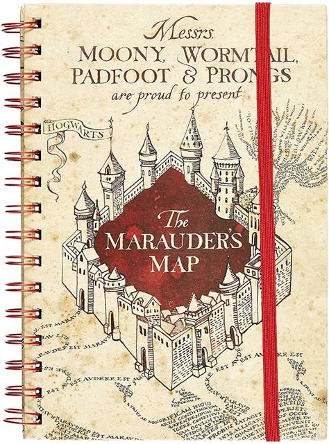 Harry Potter zeszyt notes Mapa Huncwotów Gadżety filmowe maskotki