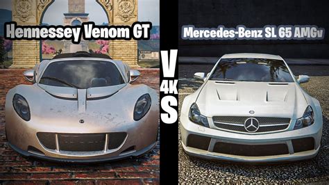 Need For Speed Most Wanted Hennessey Venom Gt Vs Mercedes Benz Sl