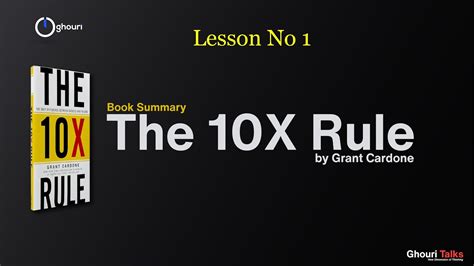 10x Rule By Grant Cardone Book Summary In Urdu Lesson 1 Self