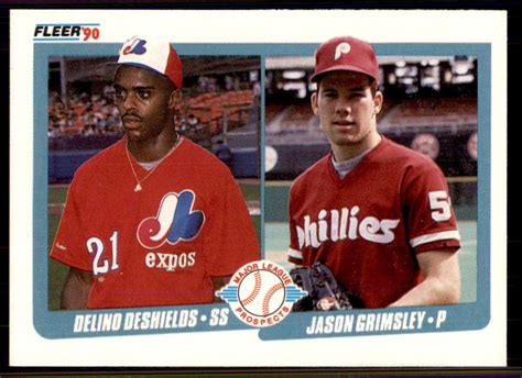 Fleer Delino Deshields Jason Grimsley On Kronozio