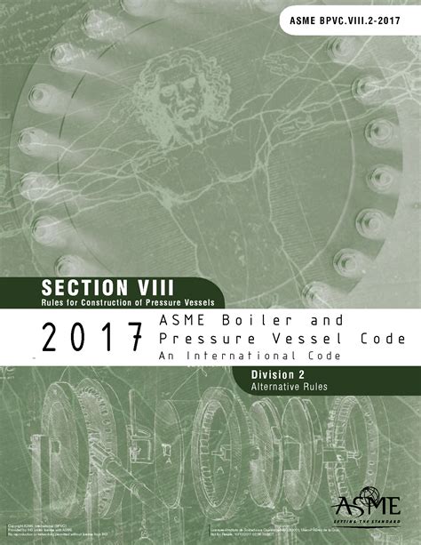 SOLUTION Asme Bpvc Viii Rules For Construction Of Pressure Vessels