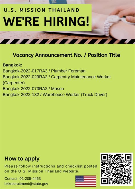 U S Embassy Bangkok On Twitter Are You Looking For Jobs Click Here