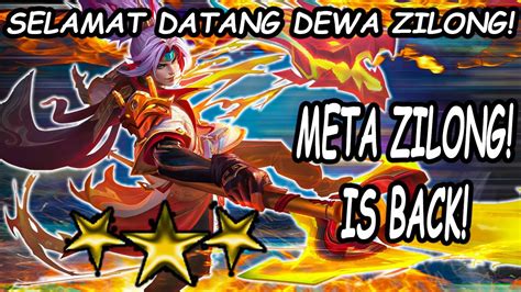 THE REAL ZILONG IS BACK COMMANDER ZILONG HYPER ZILONG BINTANG TIGA