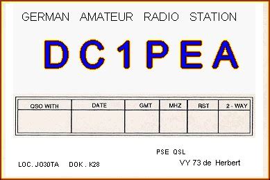 Qsl Karte