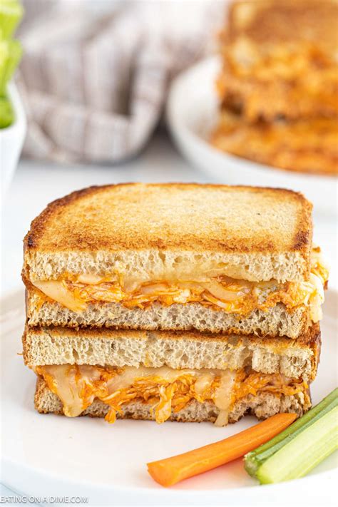 Buffalo Chicken Grilled Cheese