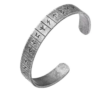 Brazalete Vikingo Runas N Rdicas Acero Inoxidable Unisex