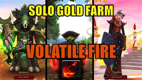 Wow Gold Farm Ep 20 Best Way To Farm Volatile Fire 10 20k Per Hour