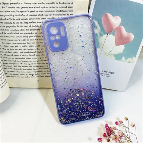 Redmi Note 10 Pro 10S 9S 9 9A 9T Bling Funda De Teléfono Transparente