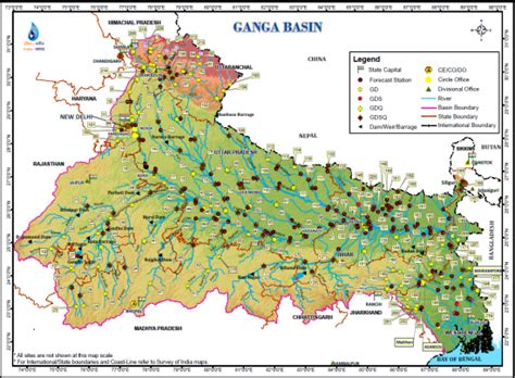 Ganga Basin Map