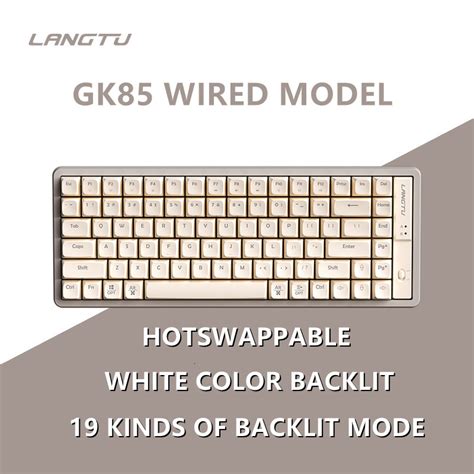 Langtu Gk102 Dual System Wired Gold Switch Hot Swap Mechanical Keyboard Rgb Gaming Shopee