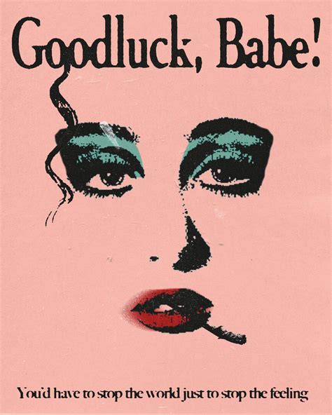 Chappell Roan Good Luck Babe Fan Art Graphic Poster Poster Prints