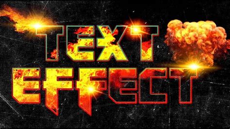 How To Create Text Effect In Photoshop Youtube Free Photoshop Text