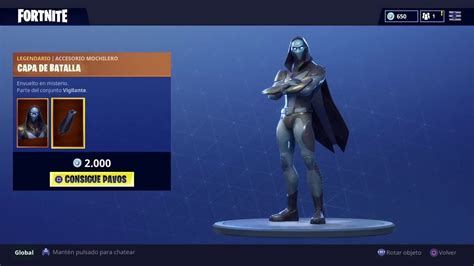 NUEVA SKIN LEGENDARIA PRESAGIO Fortnite Battle Royale YouTube