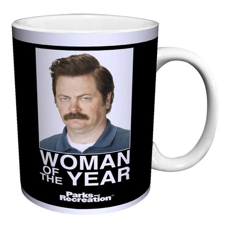 Parks And Recreation Ron Swanson Woman Of The Year Workplace Comedy Tv