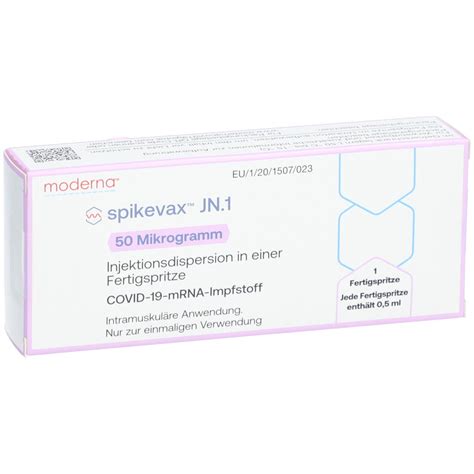SPIKEVAX JN.1 50 µg Inj.-Dispersion Fertigspritze 1x0,5 ml mit dem E