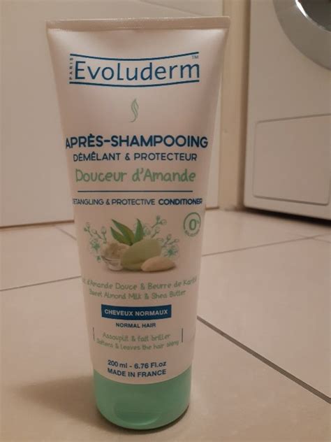 Evoluderm Douceur d Amande Après shampooing Démêlant Protecteur