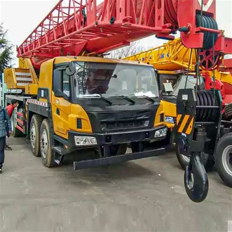 Heavy Duty Equipment Used Mobile Truck Cranes Telescopic Booms