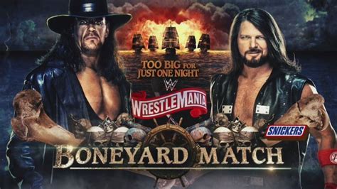 WrestleMania 36 day 1 match schedule CONFIRMED with Undertaker vs AJ ...