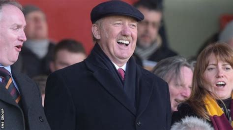 Motherwell Les Hutchison Leaves Fans With Challenge For Future Bbc Sport