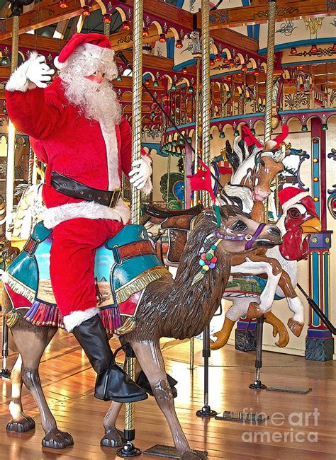 Santa Go Round Photograph By Ann Horn Fine Art America