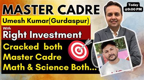 How To Crack Master Cadre 2023 Chetan Setia Best Coaching Center