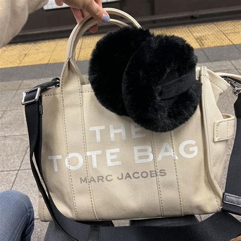 Authentic Medium Marc Jacobs Tote Bag In The Beige Depop