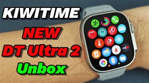 Kiwitime New Dt Ultra Unbox Dural System Smart Watch Amoled Screen