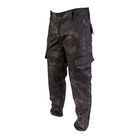 Pantalon Rip Stop Multicam Black