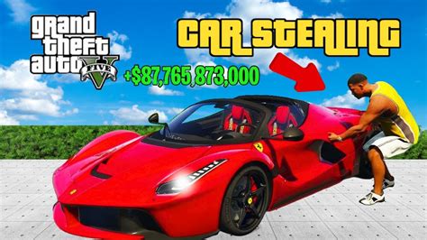 GTA 5 Franklin Stealing MOST EXPENSIVE SUPER CAR In GTA 5 SHINCHAN