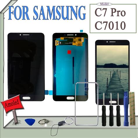 Szmugua Super Amoled Lcd Display C Pro For Samsung Galaxy C Pro C