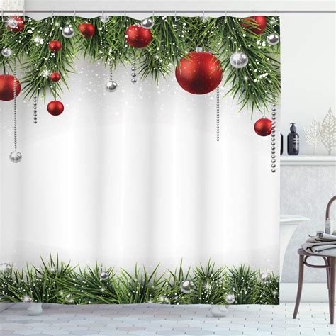 Amazon Ambesonne Christmas Shower Curtain Classical Christmas