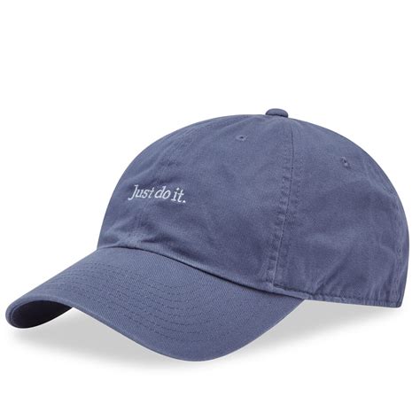 Nike Futura Washed Jdi Logo Cap Blue Editorialist