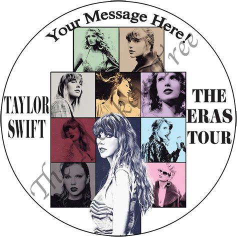 Taylor Swift The Eras Tour Edible Cake Image Topper Can Be