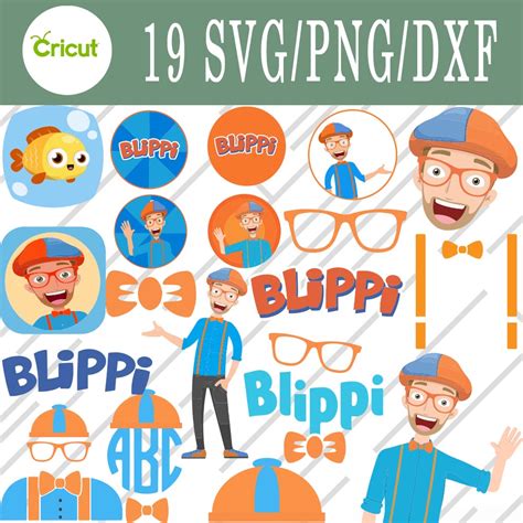 Blippi Svg Blippi Bundle Svg Png Dxf Cutting File Inspire Uplift