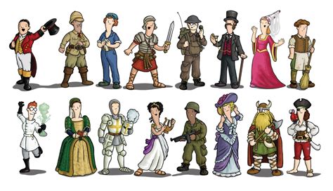 Art And Design Of David E Historical Characters