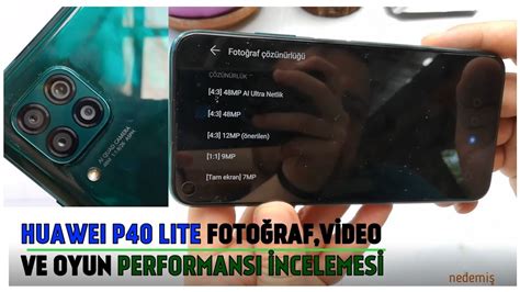 Huawei P40 Lite Kamera ve Oyun Performans İncelemesi YouTube